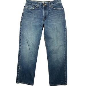 Roebuck Co Mens Straight Leg Jeans Medium Wash Blue Denim 32x30 (fits 32x29))